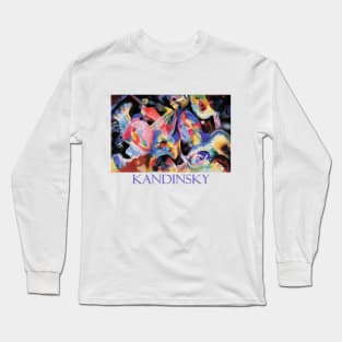 Improvisation: Deluge  (1913) by Wassily Kandinsky Long Sleeve T-Shirt